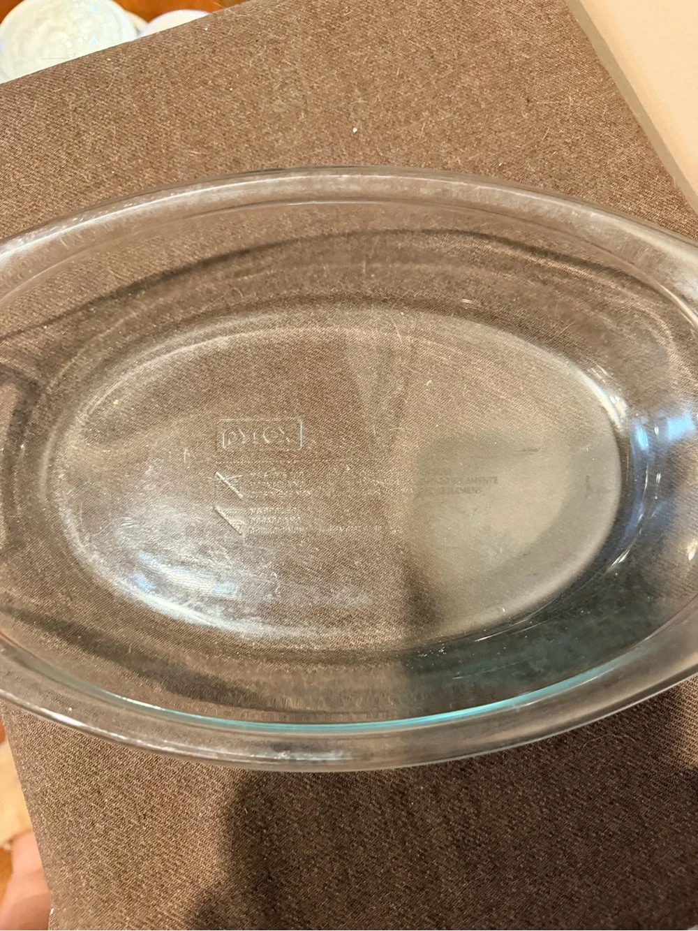 Pyrex Light Aqua Glass Oval Baking Dish